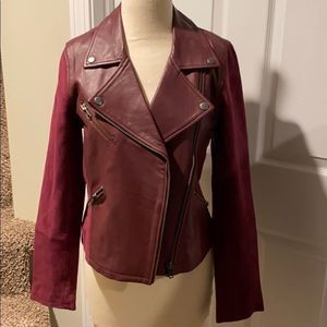Brand new leather moto jacket